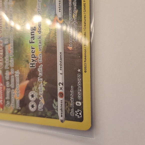 Pokemon Trading Card Bidoof Full Art HOLO 2023 Holographic - Picture 5 of 6